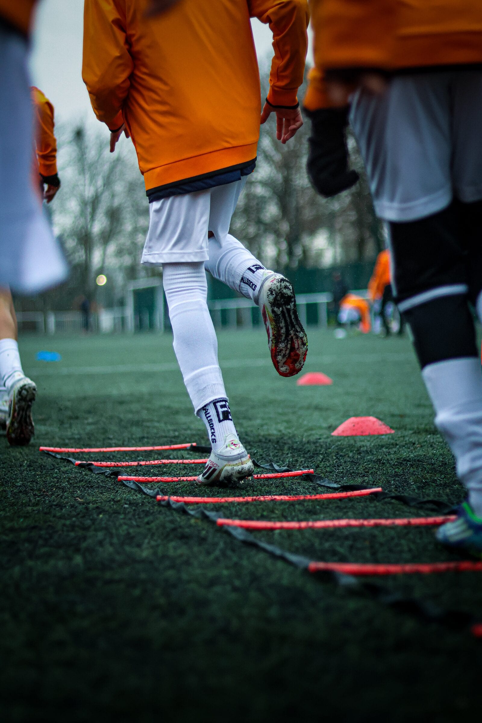 Travail de coordination à l'échelle de rythme, entraînement AB Football Académie